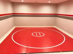 AK Athletic Equipment 15' X 15' X 1 3/8" Roll-Up Wrestling Mat