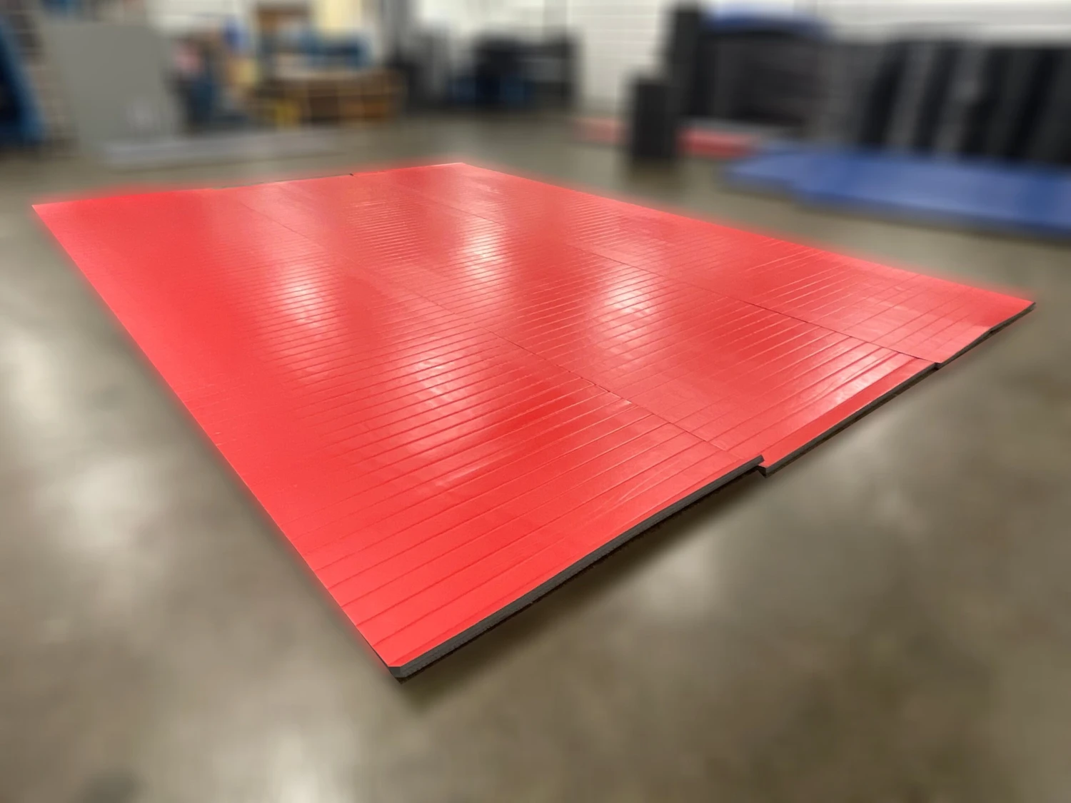 AK Athletic Equipment CLEARANCE 17' X 24' X Ultra Shock Roll Up Wrestling Mat Red 1 AK Athletic Equipment CLEARANCE 17' X 24' X Ultra Shock Roll Up Wrestling Mat Red