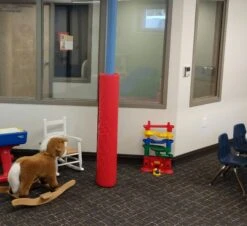 AK Athletic Equipment 4' Tall Pole Pad, 10" Diameter With Closure Flap -Wrestling Mat Shop 20868 .gci design 2916465a 1957 4aeb a200 75b3afb46928