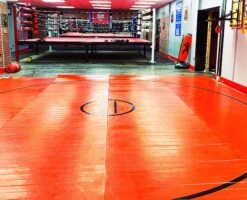 AK Athletic Equipment 20' X 20' X 1 3/8" Roll-Up Wrestling Mat -Wrestling Mat Shop 20 x20 wrestlingmat