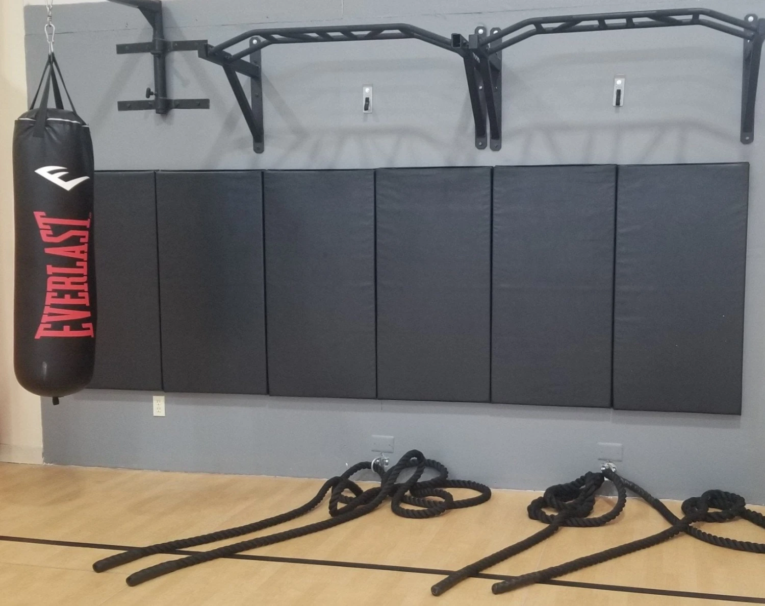 AK Athletic Equipment Easy Stick Wall Pads - 5' Tall X 2' Wide 1 AK Athletic Equipment Easy Stick Wall Pads - 5' Tall X 2' Wide