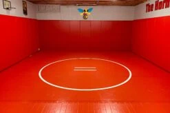 AK Athletic Equipment 13' X 13' X 1 3/8" Roll-Up Wrestling Mat -Wrestling Mat Shop 28876