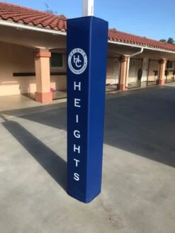 AK Athletic Equipment 6' Tall Four Sided Column Pad, 6" Side Width -Wrestling Mat Shop 32253 dd37aec5 2c7e 4810 b275 cd4ebf531f9f