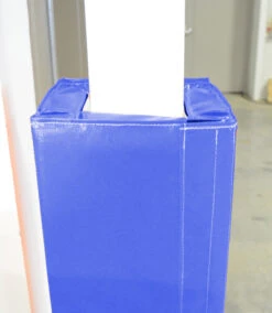 AK Athletic Equipment 6' Four Sided Column Pad, 11" Side Width -Wrestling Mat Shop 4 sided top view blue a1e6860e f0ff 4870 b1e5 1ee0695cbeee