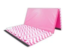 AK Athletic Equipment Chevron Zigzag 4' X 6' X 2" Intermediate Level Folding Gymnastics Mat -Wrestling Mat Shop 4x6x2 chevron mat pink 6c6564ba e0d7 4c3d 9998 5fba1741f38c