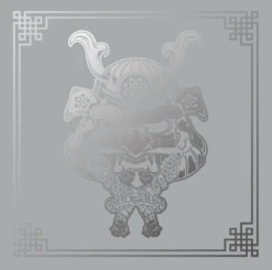 AK Athletic Equipment Clearance 8' X 8' X 1 3/8" Roll-Up Wrestling Mat Grey With Samurai Logo