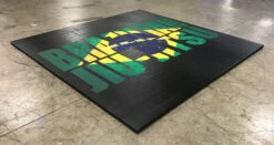 AK Athletic Equipment Jiu Jitsu Roll Up Digitally Printed 8' X 8' X 1 3/8" Roll-Up Mat
