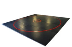 AK Athletic Equipment QUICK SHIP 20' X 20' X 1 3/8" Roll-Up Wrestling Mat- BLACK MAT WITH NO CIRCLES- ONLY ONE AVAILABLE -Wrestling Mat Shop Competition Wrestling Mat 20 x 20 737e4516 cc9e 44ed a3b7 3ffc0e787855