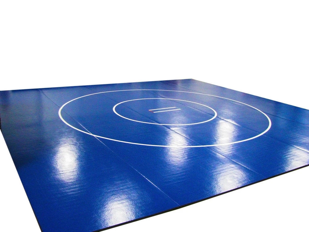 AK Athletic Equipment 38' X 38' X 1 3/8" Roll-Up Wrestling Mat 3 AK Athletic Equipment 38' X 38' X 1 3/8" Roll-Up Wrestling Mat - Image 3