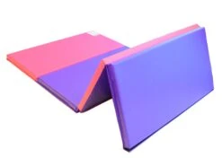 AK Athletic Equipment Folding 4' X 8' X 2" Gymnastics Mat Intermediate Level -Wrestling Mat Shop PARTIALLY FOLDED 482 PP 2f6e9de6 ca1e 4c71 9760 419e501476ba