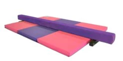 AK Athletic Equipment Gymnastics Balance Beam And Folding Mat Combo Package