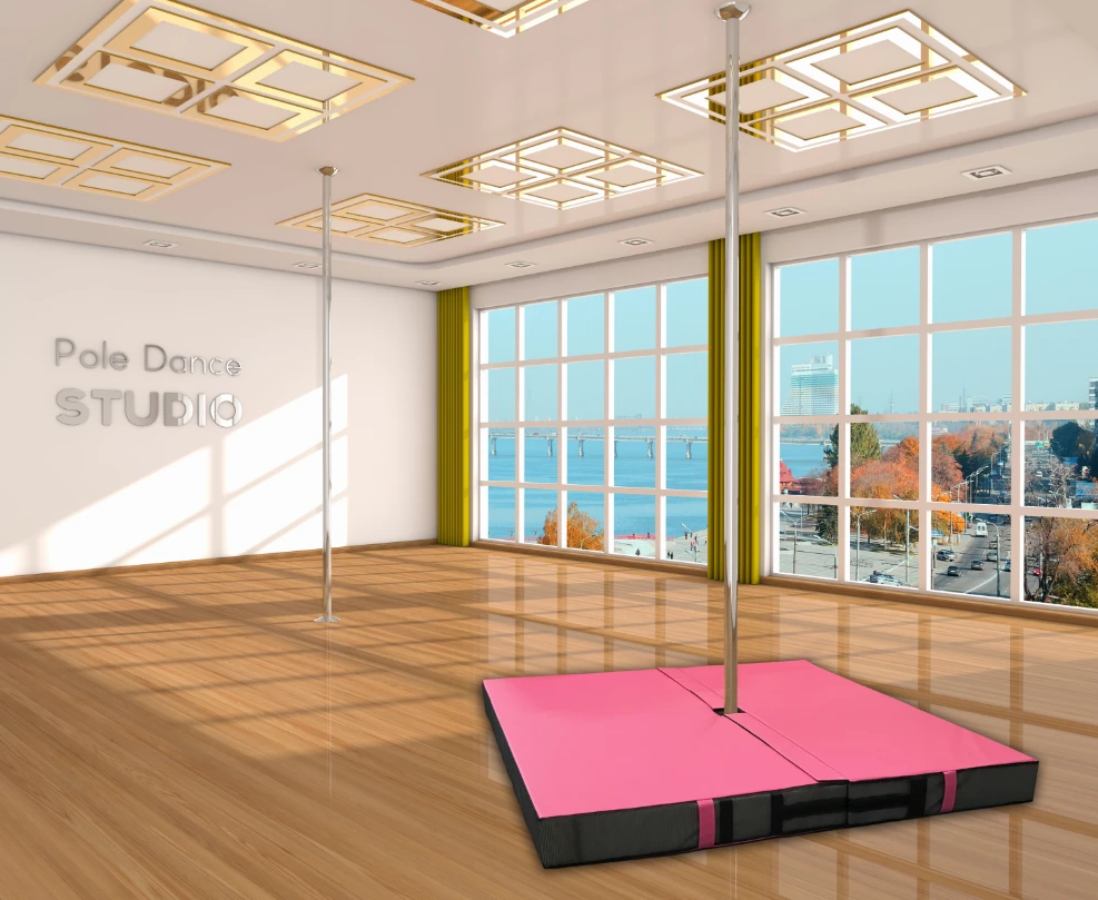 AK Athletic Equipment Pole Fitness Aerial Arts Landing Mat 6' X 6' X 8" 1 AK Athletic Equipment Pole Fitness Aerial Arts Landing Mat 6' X 6' X 8"