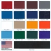 AK Athletic Equipment 14 Oz Vinyl And 18 Oz Vinyl Color Samples 3" X 7"