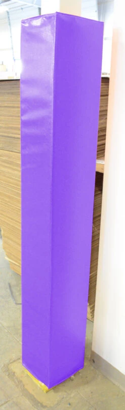 AK Athletic Equipment 4' Tall Four Sided Column Pad, 11" Side Width -Wrestling Mat Shop foursided purple dfad5205 c3c4 4253 9888 2c4cd97b22ba
