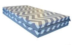 AK Athletic Equipment Chevron Zigzag 4' X 8' X 1 3/8" Advanced Level Folding Gymnastics Mat 9 AK Athletic Equipment Chevron Zigzag 4' X 8' X 1 3/8" Advanced Level Folding Gymnastics Mat -Wrestling Mat Shop gray chevron folded mat ak