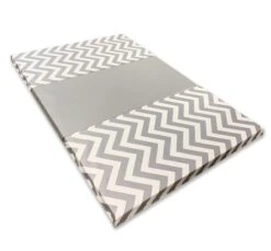 AK Athletic Equipment Chevron Zigzag 4' X 6' X 2" Intermediate Level Folding Gymnastics Mat -Wrestling Mat Shop gray and white 462 chevron