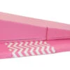 AK Athletic Equipment 4' X 8' X 2" Pink Chevron Gymnastics Folding Mat And Pink Incline Combo