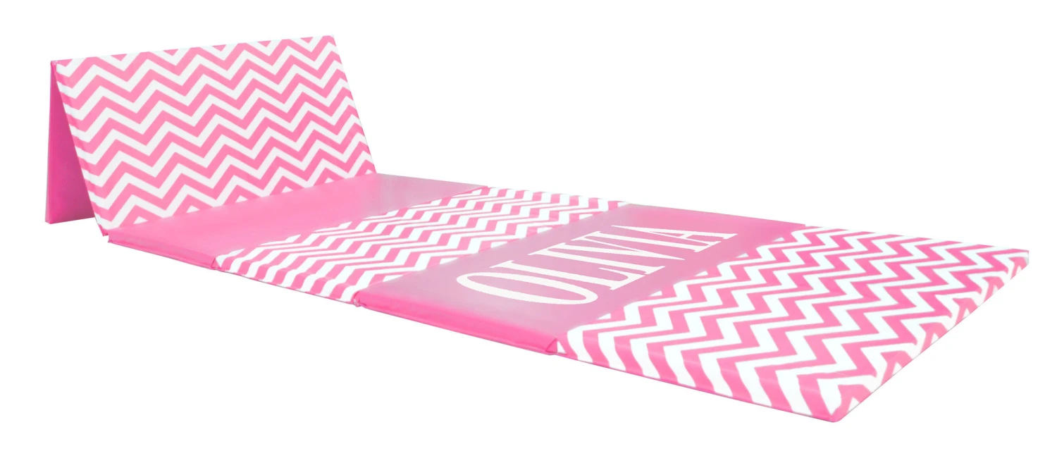 AK Athletic Equipment Chevron Zigzag 4' X 12' X 1 3/8" Advanced Level Folding Gymnastics Mat 1 AK Athletic Equipment Chevron Zigzag 4' X 12' X 1 3/8" Advanced Level Folding Gymnastics Mat