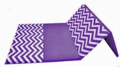 AK Athletic Equipment Holiday Shop Chevron Zigzag 4' X 8' X 1 3/8" Advanced Level Folding Gymnastics Mat -Wrestling Mat Shop purple and white chevron 482 a65b52c8 cebf 4fed b0e1 e7a73453aa88