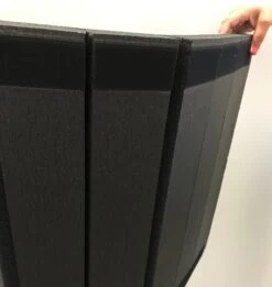 AK Athletic Equipment Easy Stick Roll Up Gym Wall Pad -Wrestling Mat Shop roll up wall pad close up