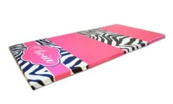 AK Athletic Equipment Buy Together And Save! Pink Zebra Print Monogram 4' X 8' Mat And Folding Incline Mat -Wrestling Mat Shop zebra flat mat pink name drop shadow b9ff87f9 1106 4f65 b958 95d3e4615ce7